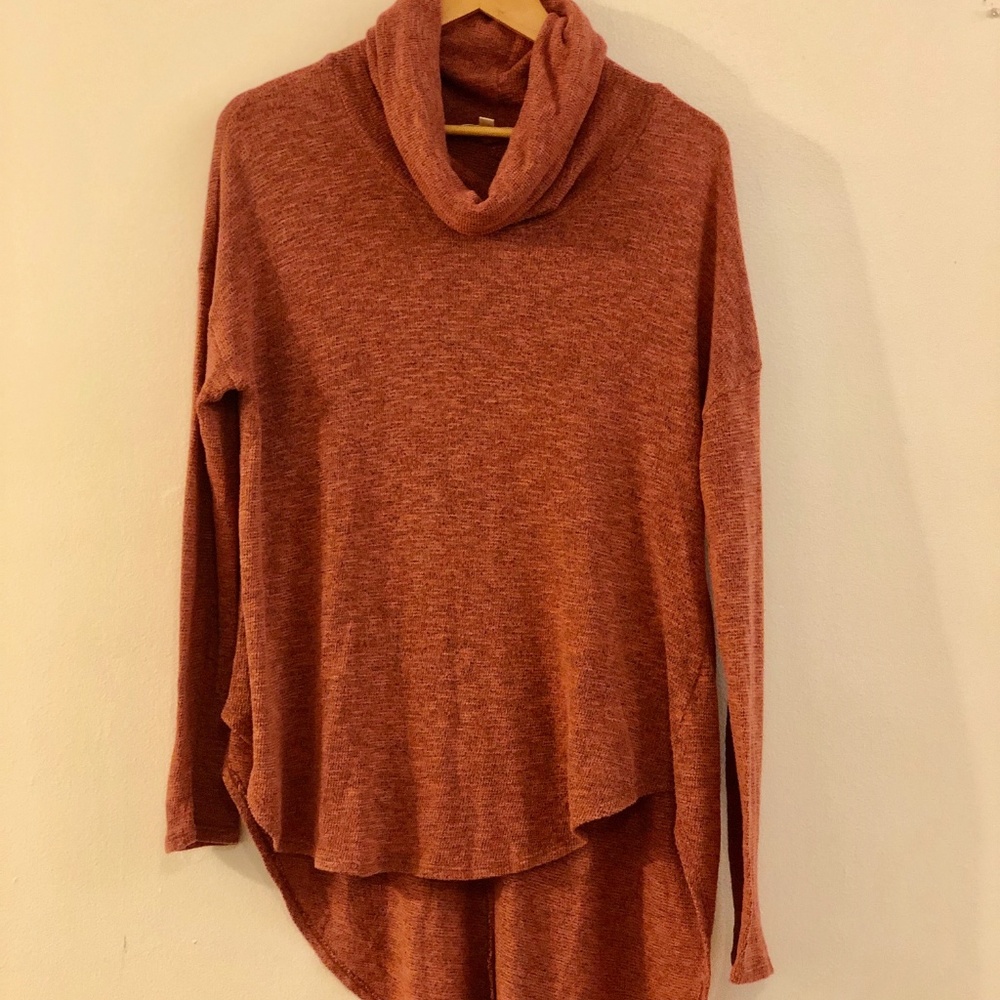 PRICE DROP! Rust Orange Turtle Neck